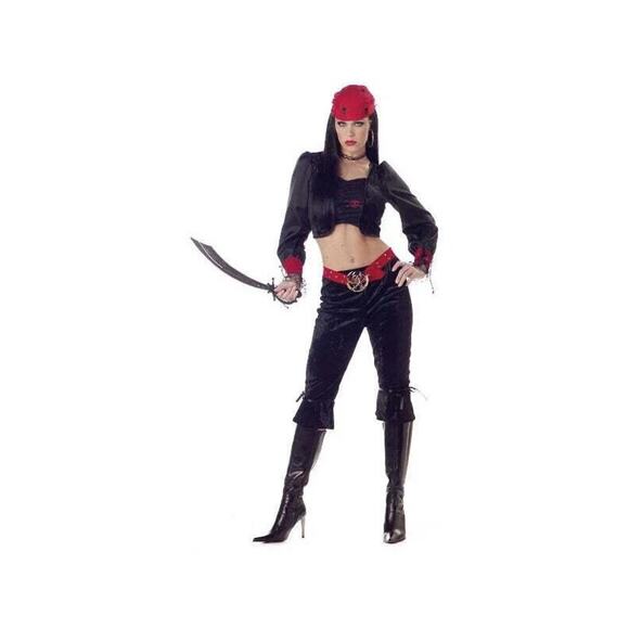 New Woman's California Costume - Gothic Pirate Lady - Halloween Costume Sz Lg - Picture 1 of 1